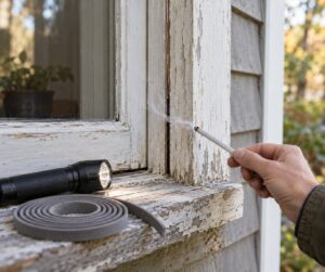 how to reduce drafts in an old house