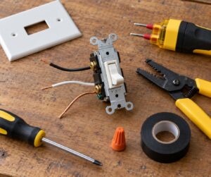 how to replace a light switch safely