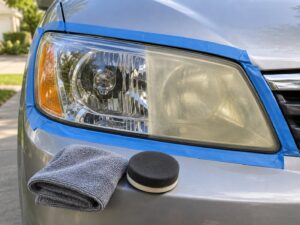 how to clean car headlights that look foggy