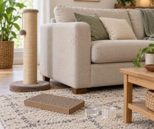 how to stop a cat from scratching furniture
