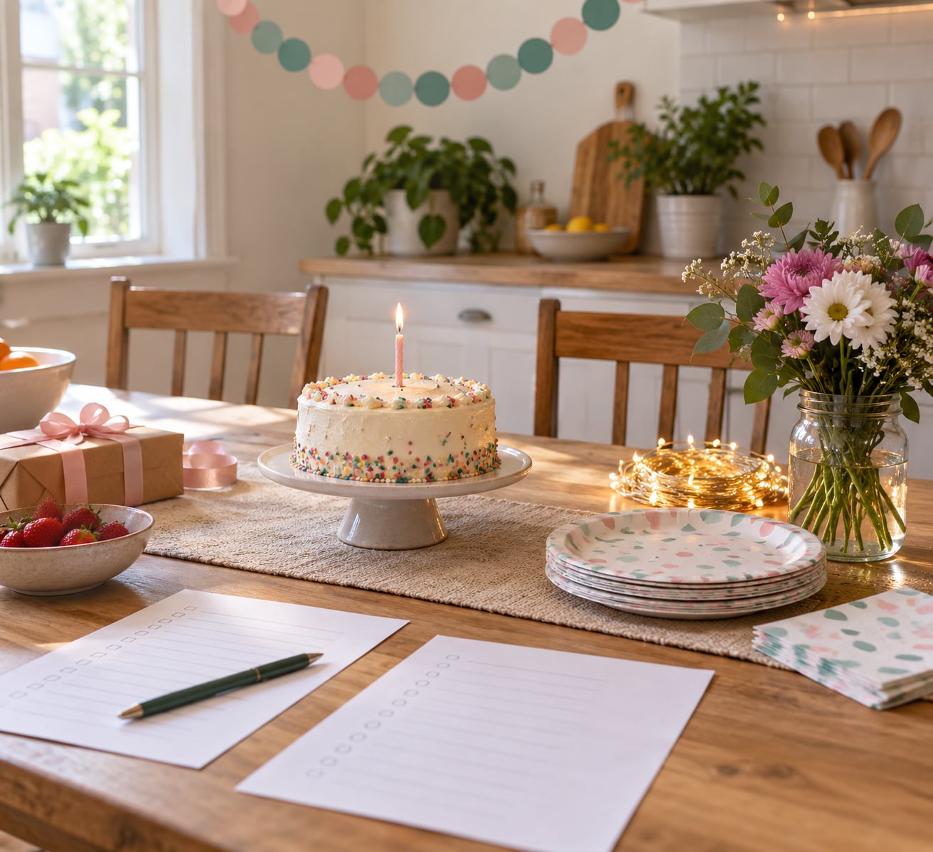how to plan a birthday party at home on a budget