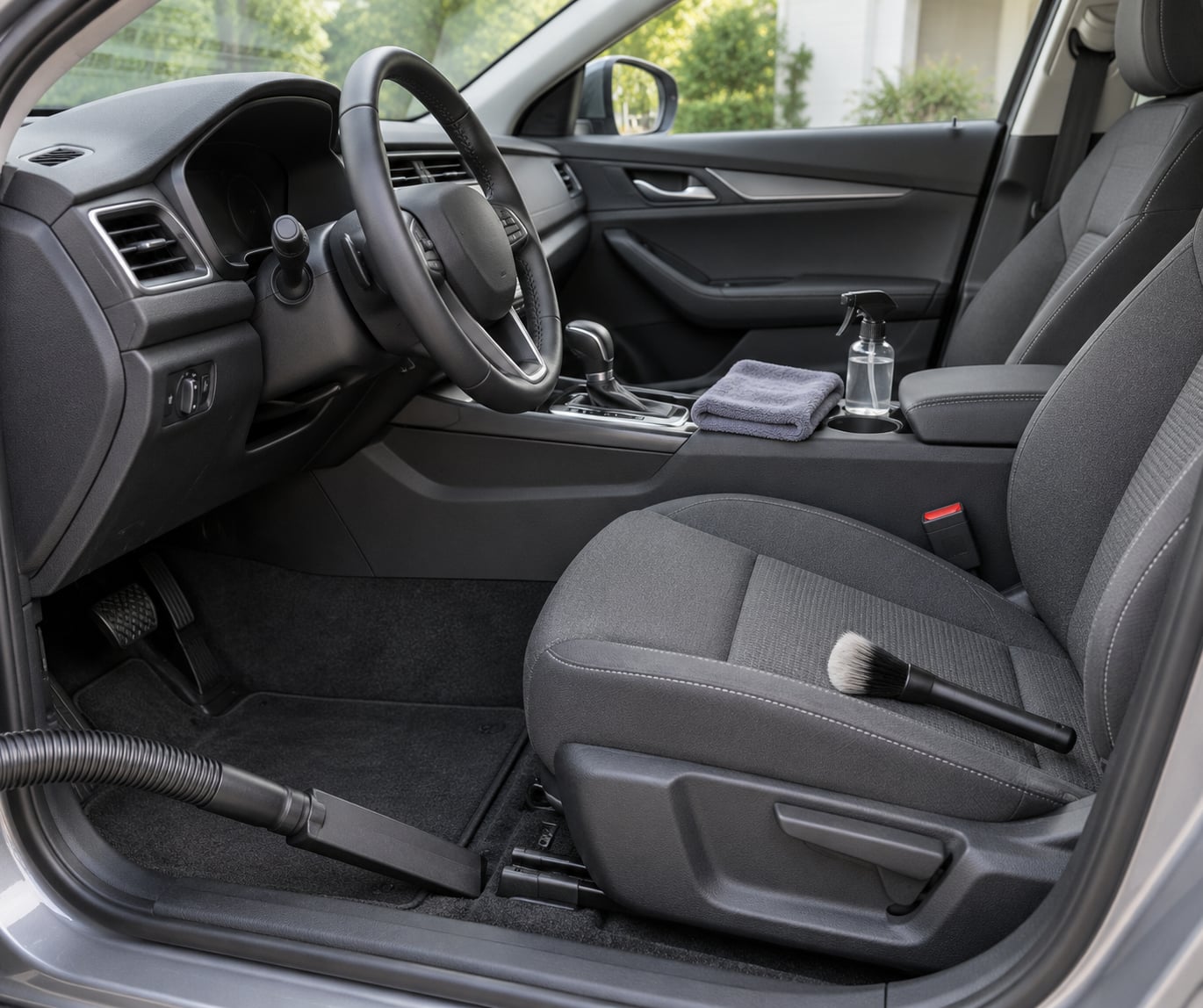 how to detail a car interior at home