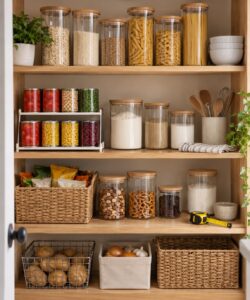 how to organize a kitchen pantry