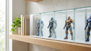 how to display action figures without dust