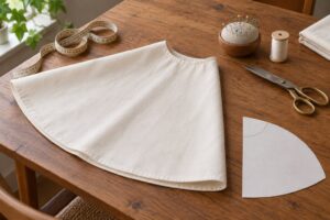 how to sew a simple cape without a pattern