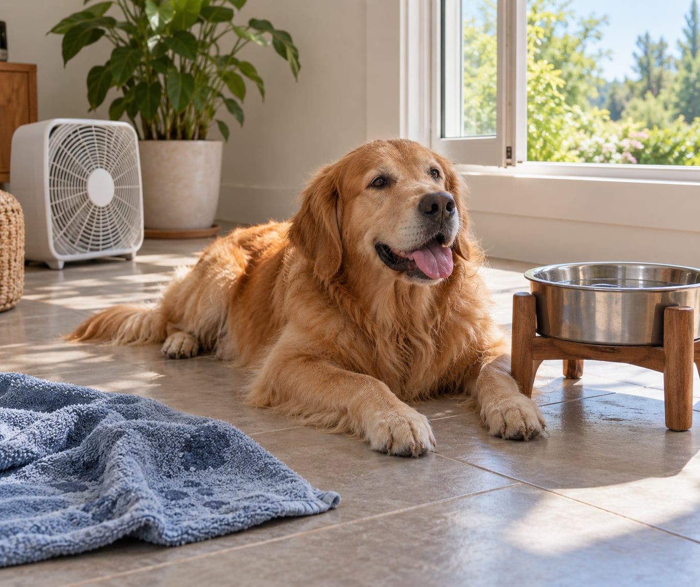 how to keep a dog cool in hot weather