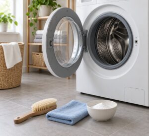 how to clean a washing machine drum