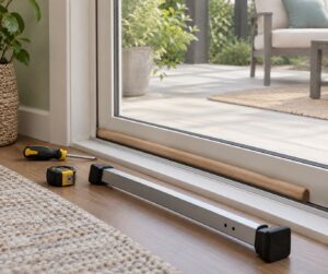 how to secure a sliding glass door
