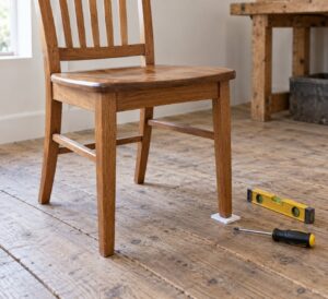 how to fix a wobbly chair