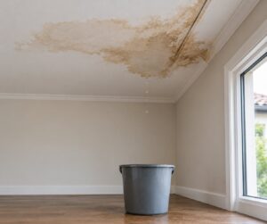 what causes water stains on the ceiling