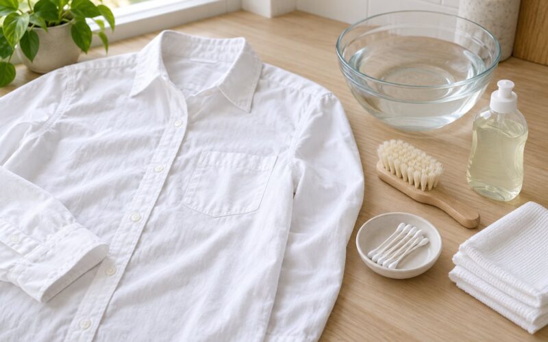 How to Remove Stains from a White Shirt: Easy Steps (2026)