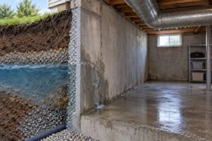 what causes high humidity in a basement