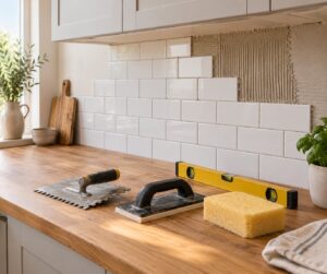 how to tile a backsplash for beginners