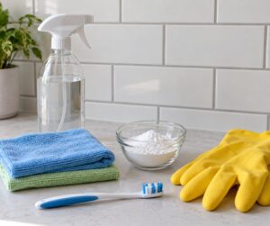 how to clean grout without scrubbing forever