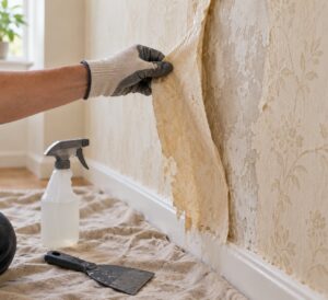 how to remove wallpaper without damaging walls