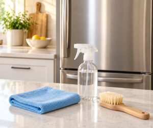 how to clean stainless steel appliances without streaks