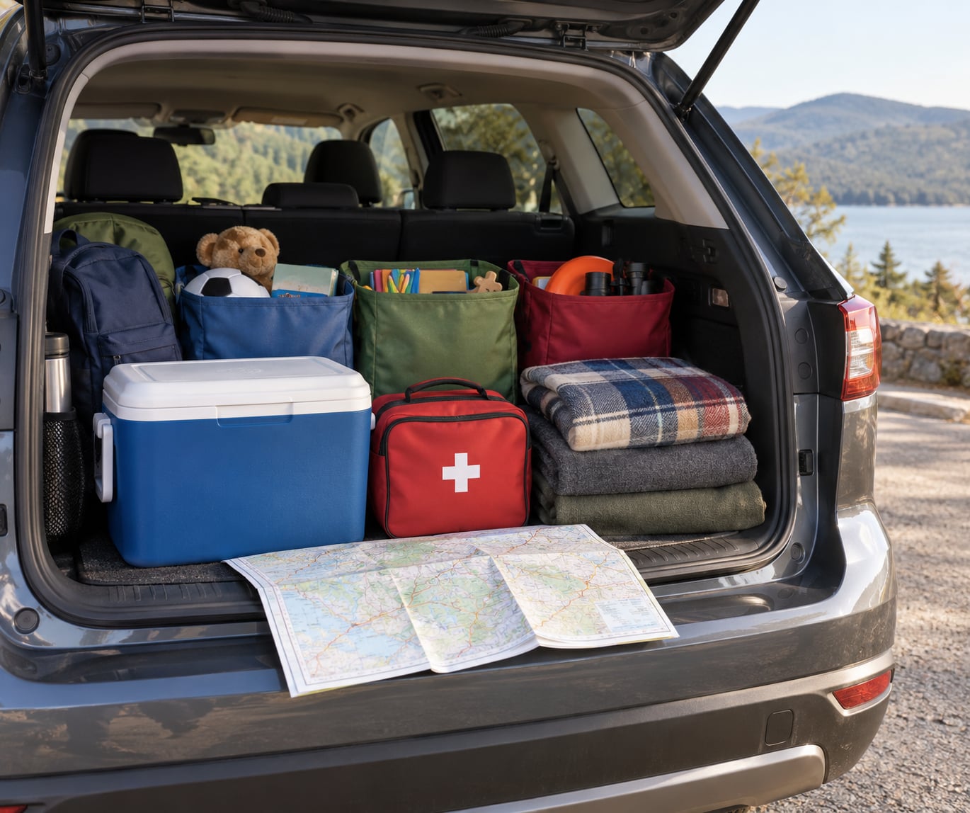 how to plan a road trip with kids