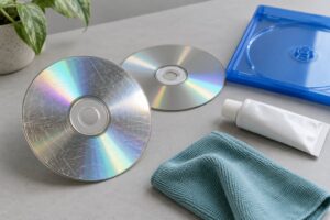 how to clean a scratched disc
