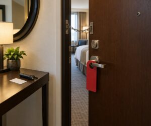 how to stay safe in a hotel room