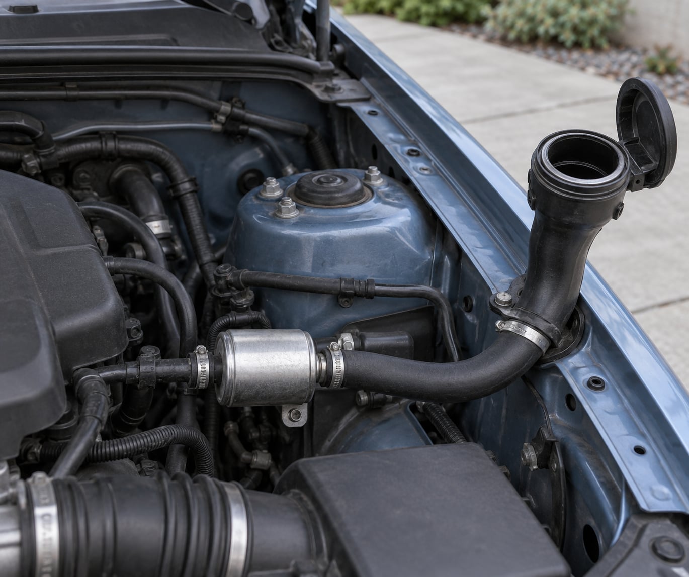 why does my car smell like gas when i start it