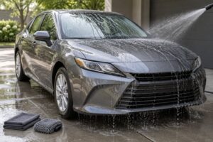 how to wash a car without leaving water spots