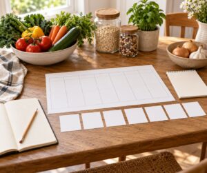 how to meal plan for a week