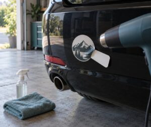 how to remove bumper stickers without damaging paint