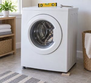 how to level a washing machine