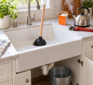 how to unclog a drain without chemicals