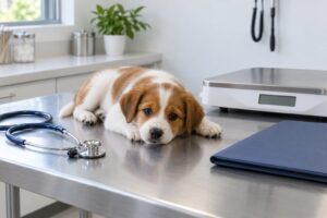 what to expect at a first puppy vet visit