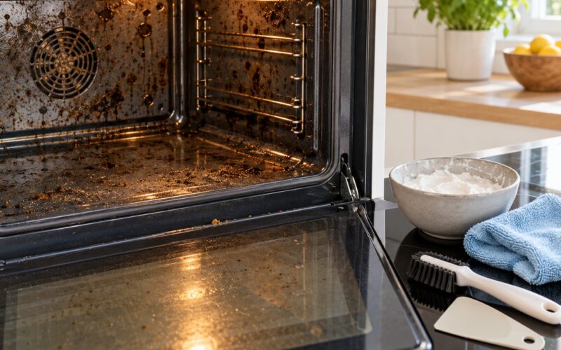 How to Clean an Oven That Has Baked On Grease (2026)