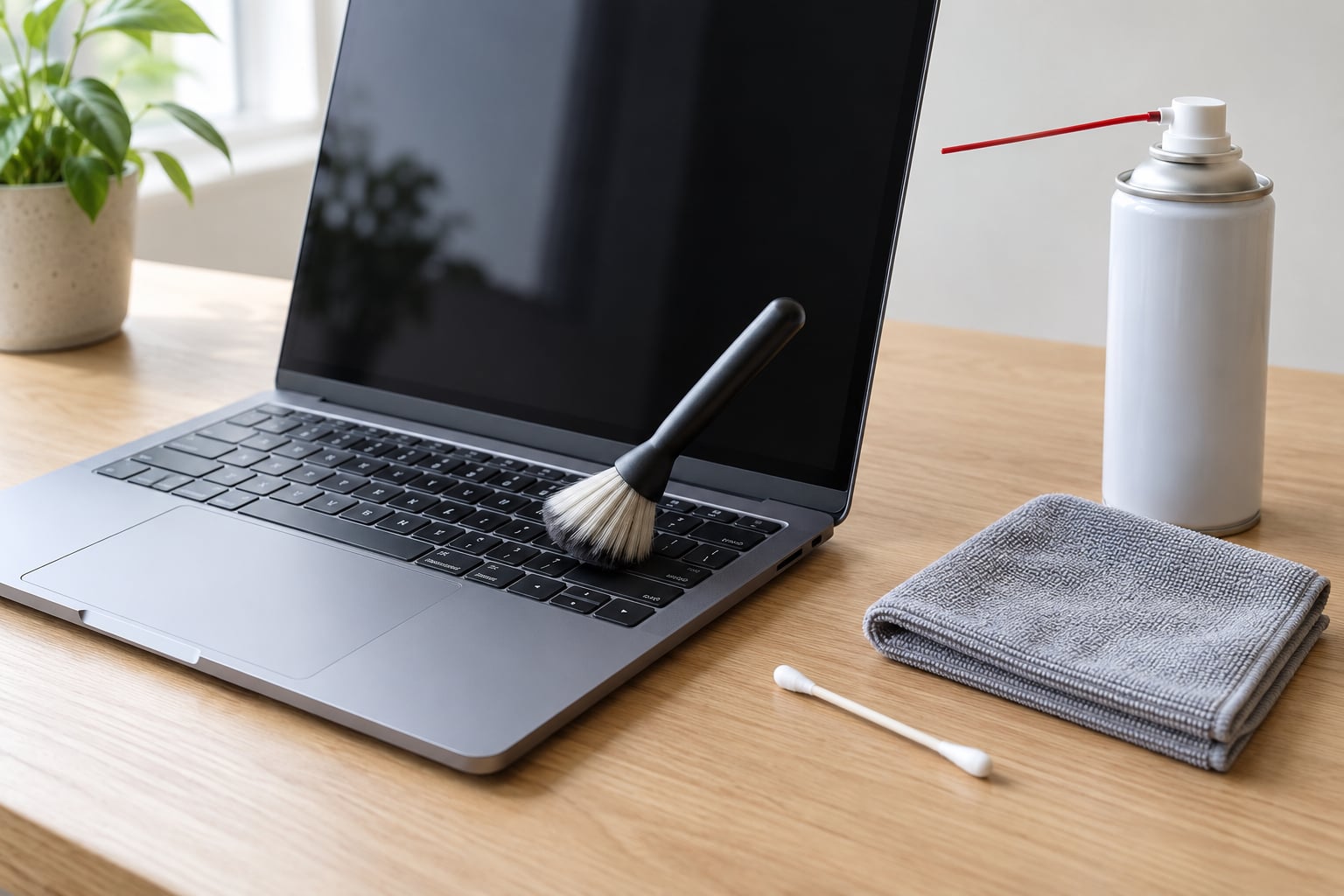 how to clean a laptop keyboard safely