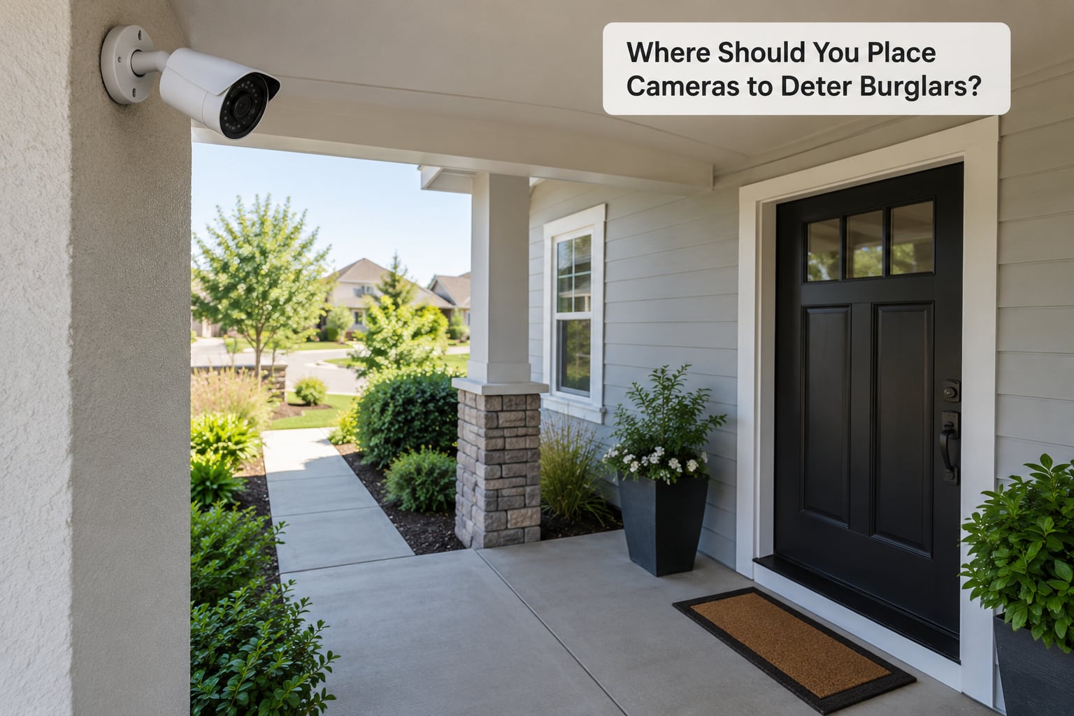 Where Should You Place Cameras to Deter Burglars?