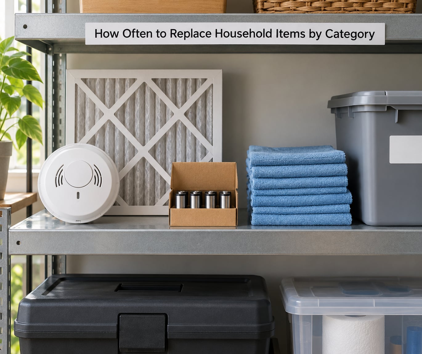 How Often to Replace Household Items by Category