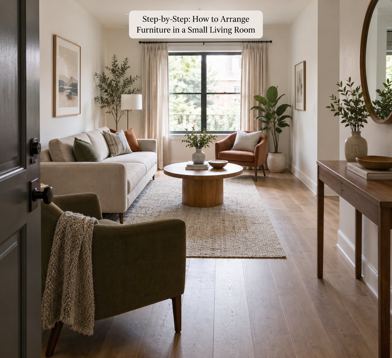 Step-by-Step: How to Arrange Furniture in a Small Living Room