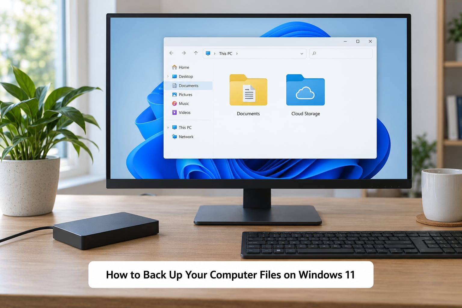 How to Back Up Your Computer Files on Windows 11
