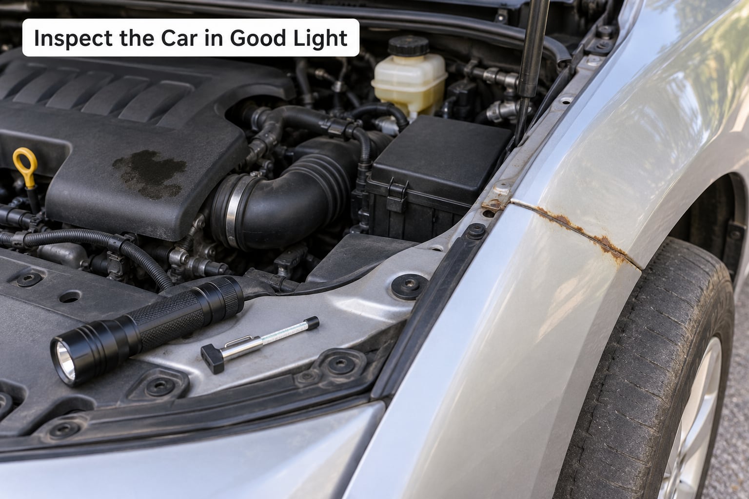 Inspect the Car in Good Light