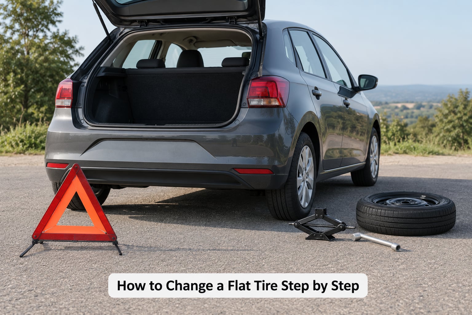 How to Change a Flat Tire Step by Step