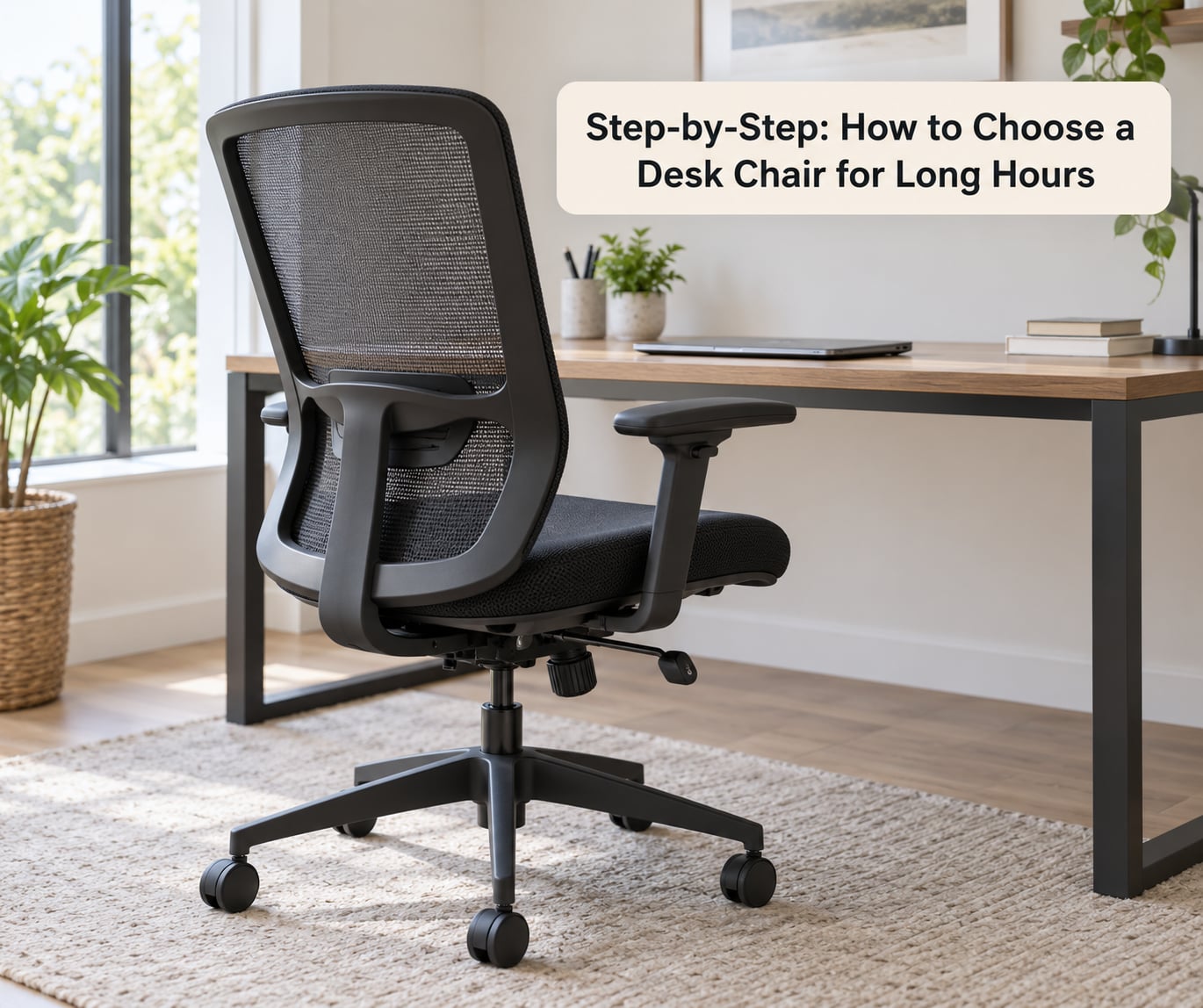 Step-by-Step: How to Choose a Desk Chair for Long Hours