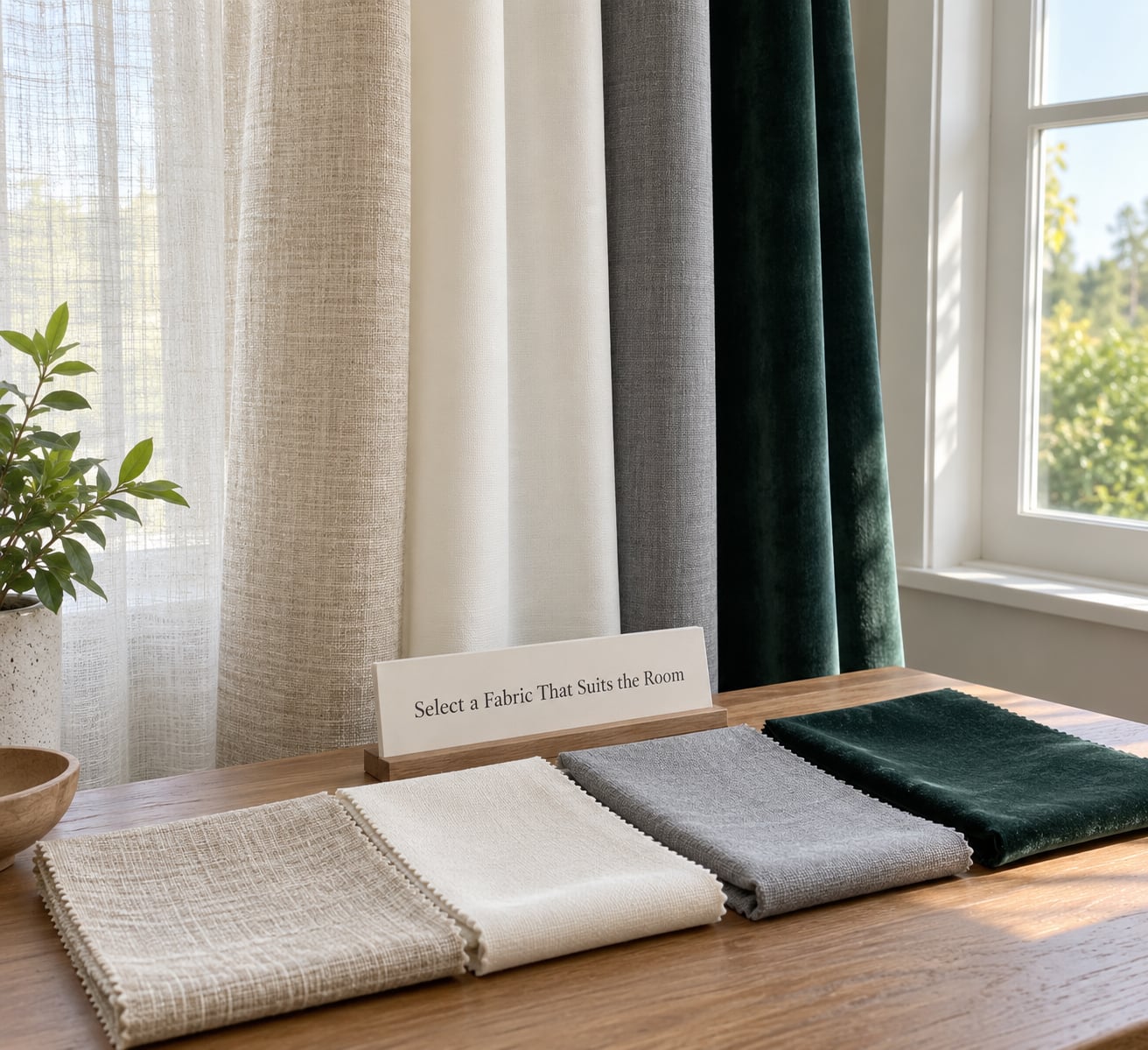 Select a Fabric That Suits the Room