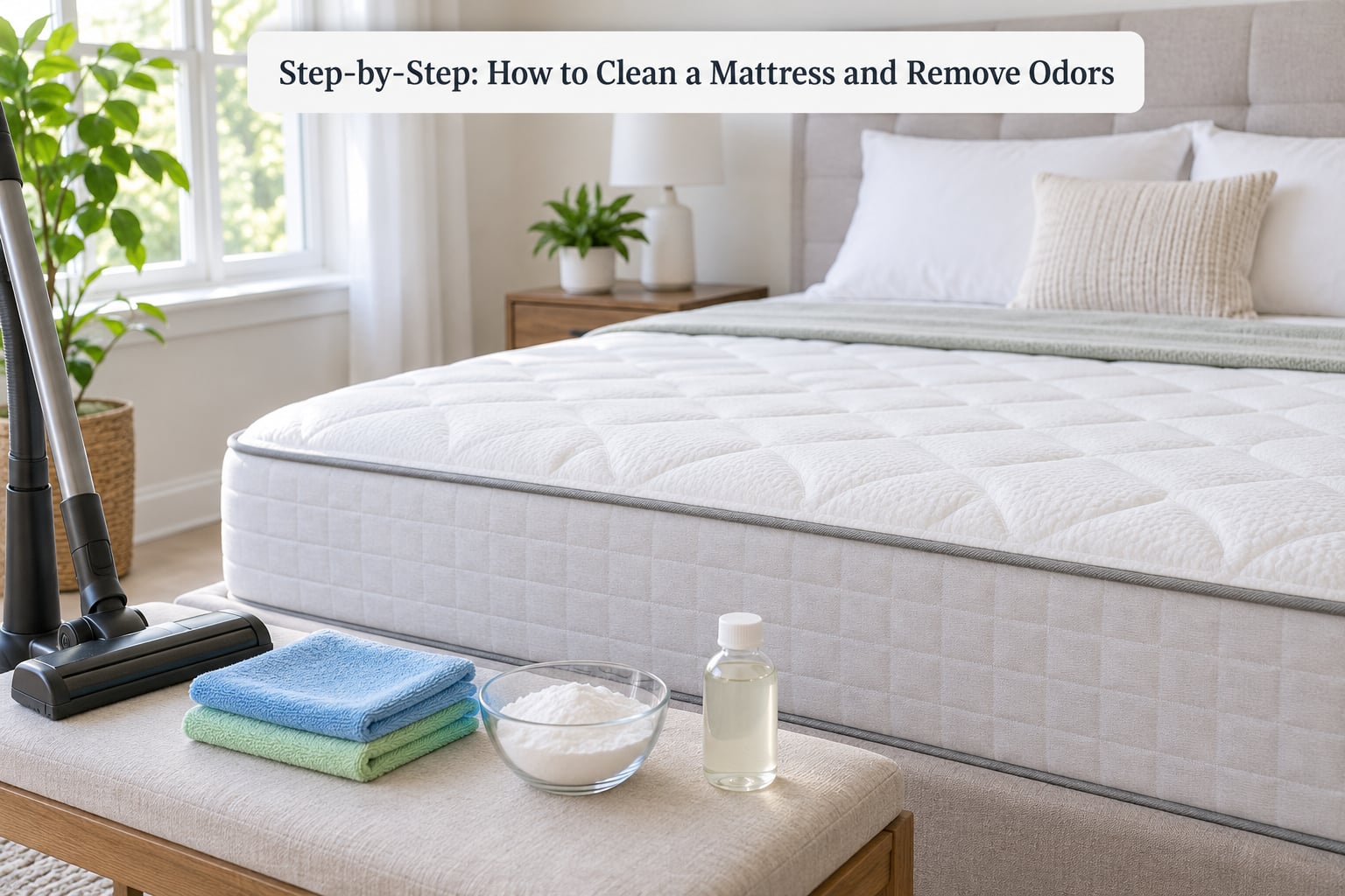 Step-by-Step: How to Clean a Mattress and Remove Odors