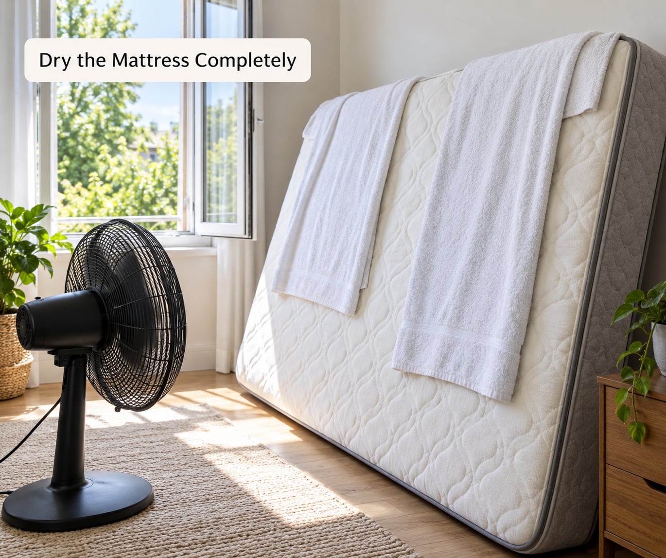 Dry the Mattress Completely