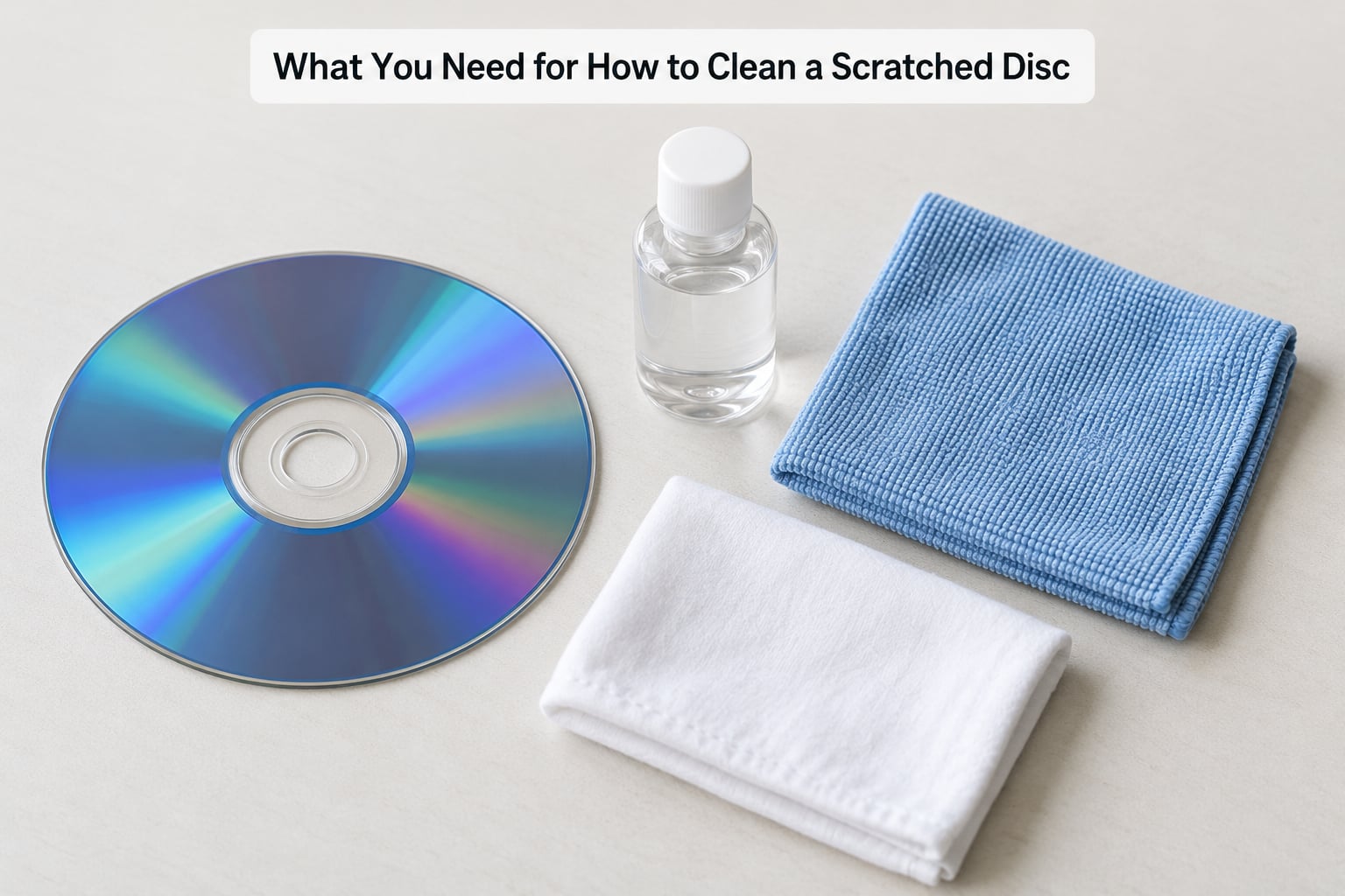 What You Need for How to Clean a Scratched Disc