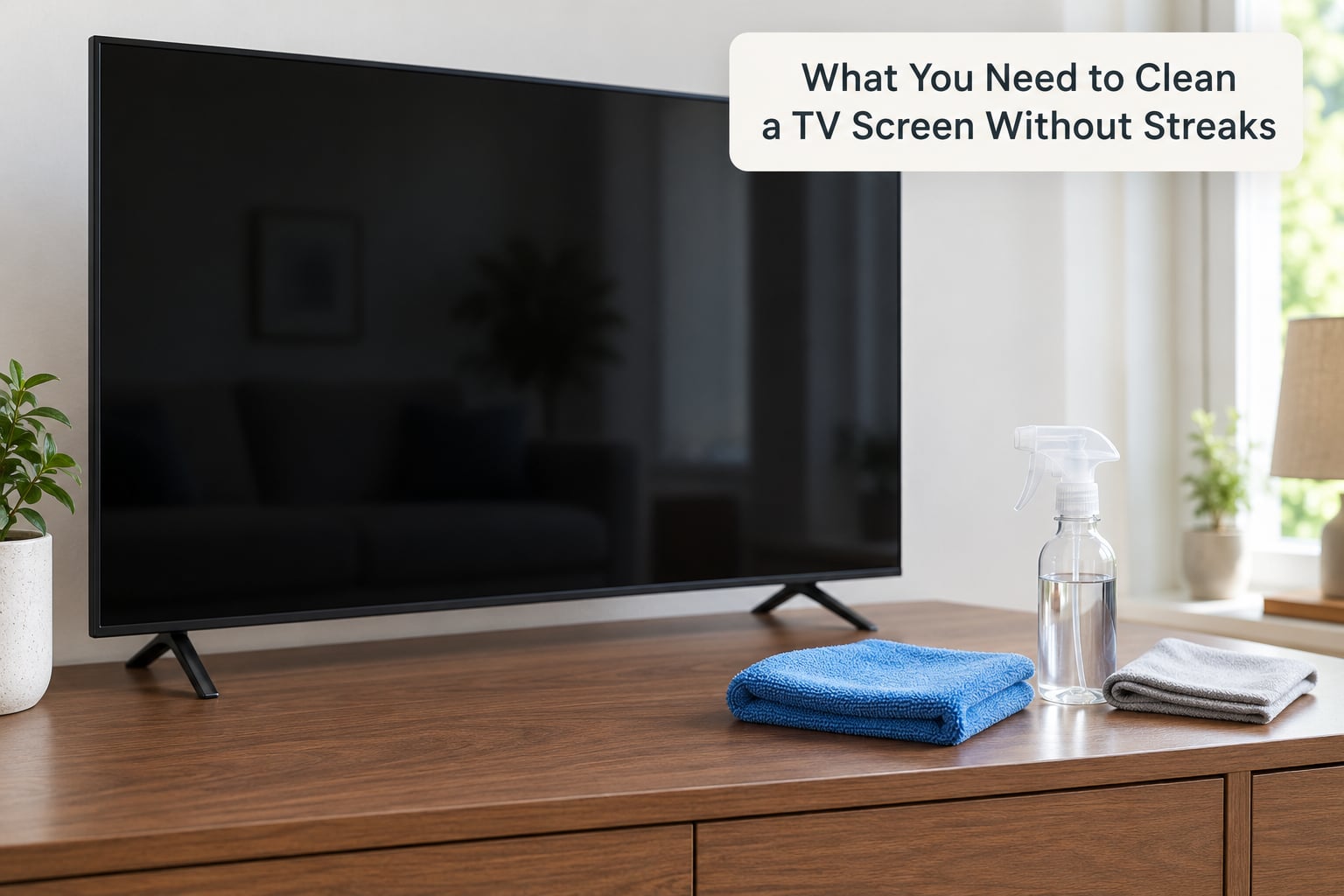 What You Need to Clean a TV Screen Without Streaks
