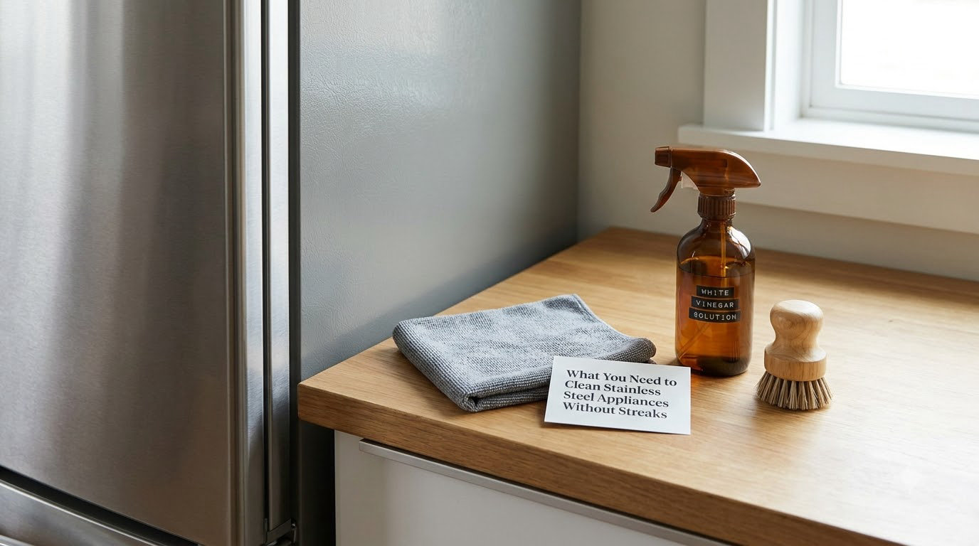 What You Need to Clean Stainless Steel Appliances Without Streaks