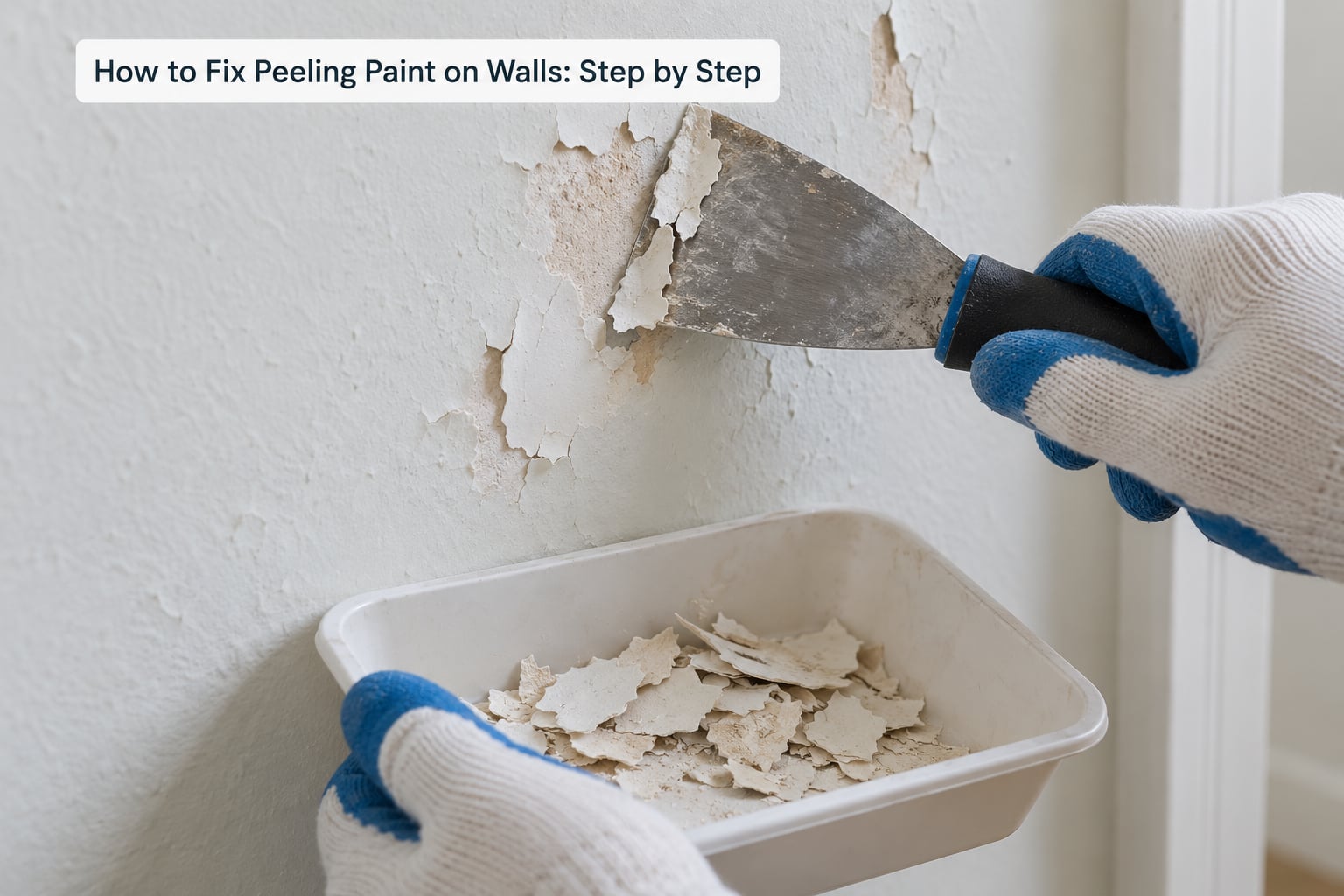 How to Fix Peeling Paint on Walls: Step by Step