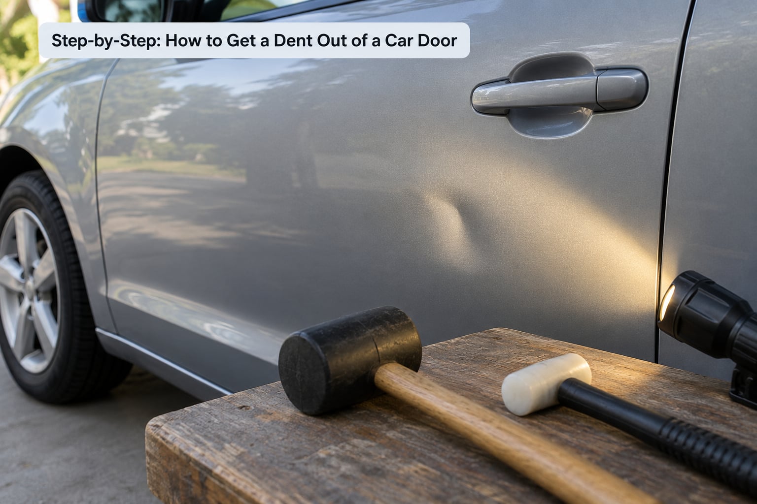 Step-by-Step: How to Get a Dent Out of a Car Door
