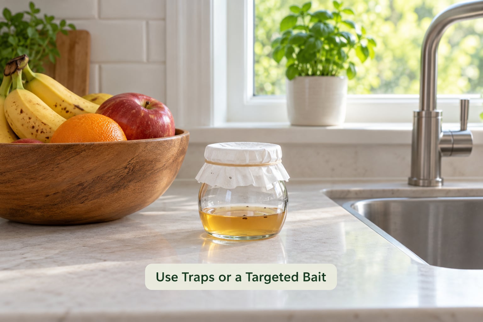 Use Traps or a Targeted Bait