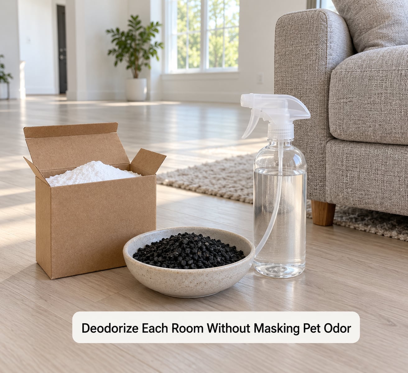 Deodorize Each Room Without Masking Pet Odor