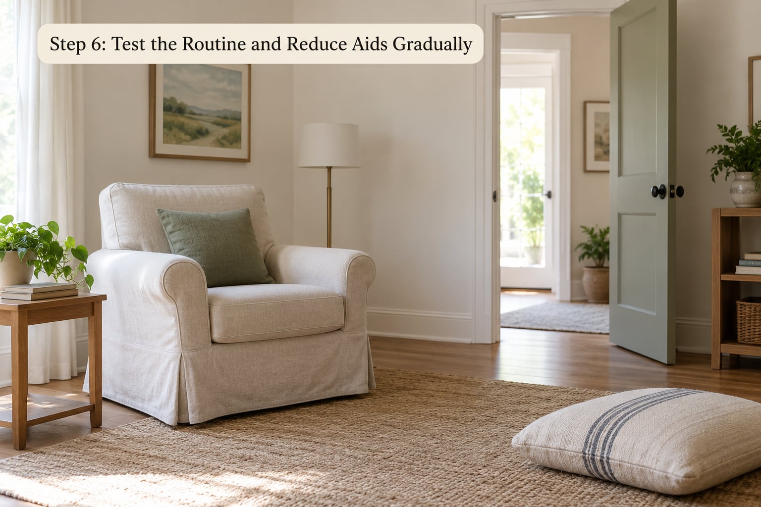Step 6: Test the Routine and Reduce Aids Gradually